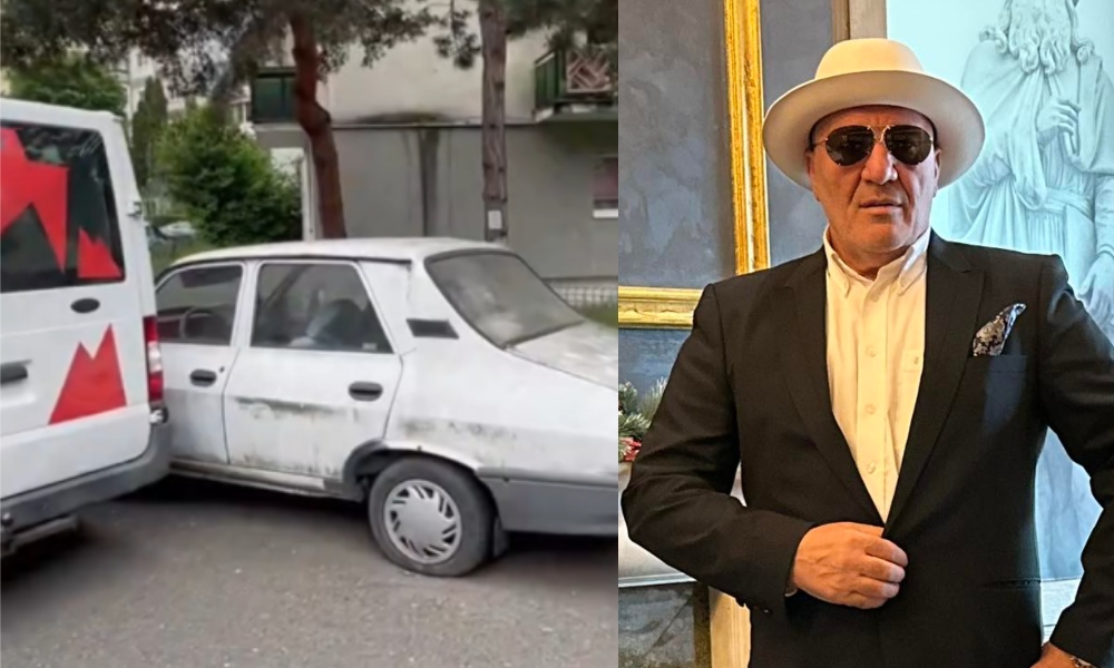 Nelson Mondialu, revoltat de prezența unei mașini Dacia, abandonată de 7 ani într-o parcare din Cluj: „Dacă parchezi aiurea, imediat îți pun amenda”