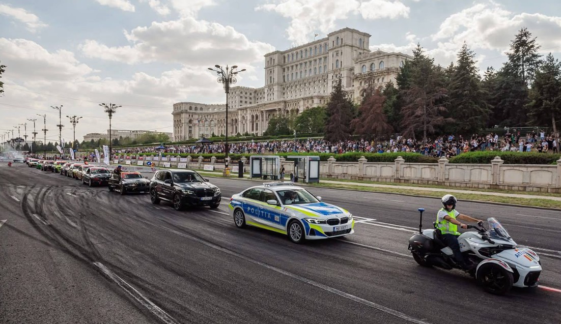 Campionatul Național de Drift ÎNCEPE cu record de participare la etapa din Piața Constituției