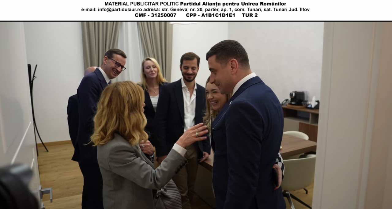 Giorgia Meloni, sfaturi pentru soția lui George Simion: „Trebuie să îl susțineți” / „Nu are nevoie de probleme în familie”