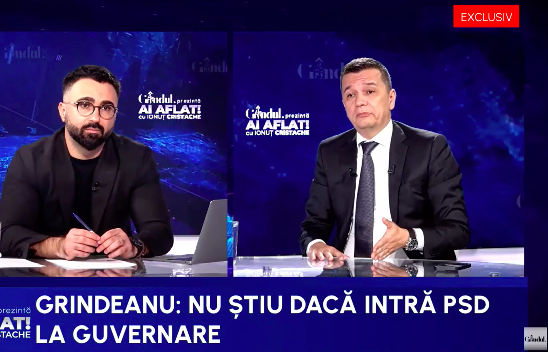 Sorin Grindeanu, președinte interimar al PSD: „Nu știu dacă intrăm la guvernare/ Mai avem o soluție de rocadă”