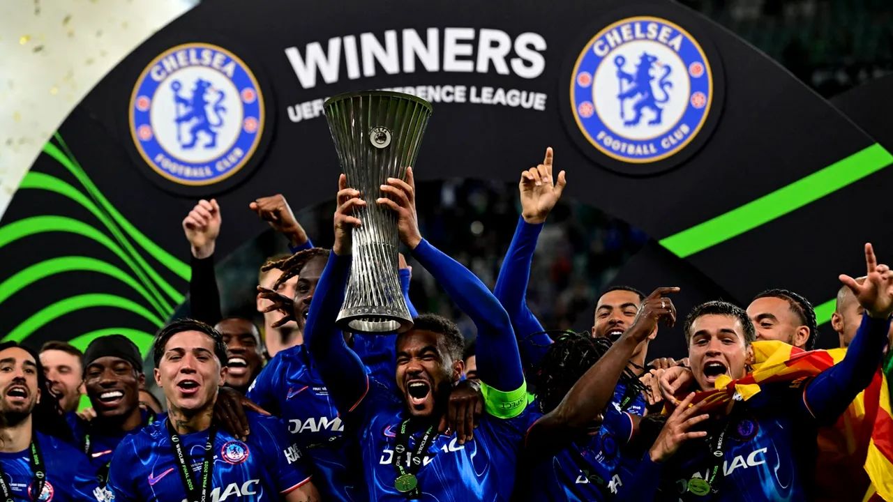 Chelsea a CÂȘTIGAT Conference League. E prima echipă care cucerește toate cele cinci competiții europene intercluburi