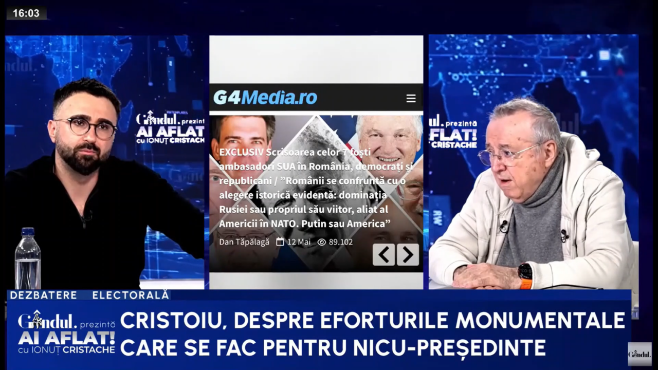 Ion Cristoiu: „O rețea de oameni care nu fac nimic, dar au BANI”