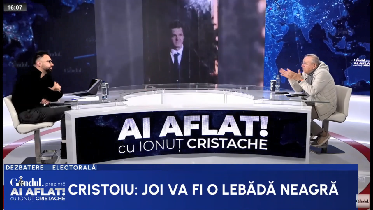Ion Cristoiu: „Lebăda NEAGRĂ trebuie să se petreacă joi”