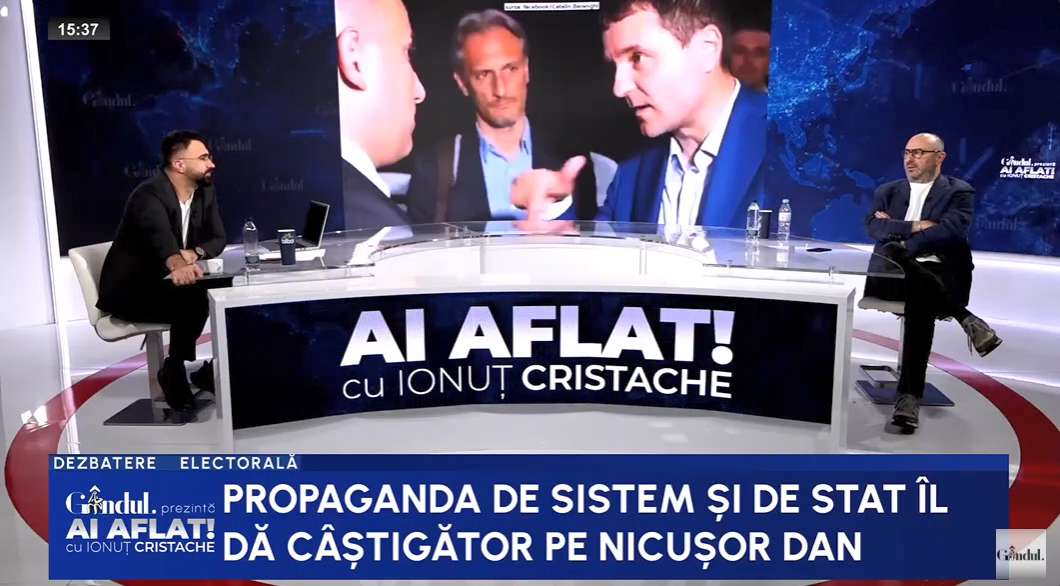 Marius Tucă: „Cică, după vot, în 72h suntem gubernie RUSEASCĂ”