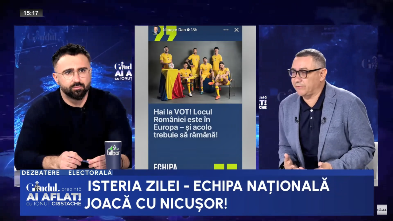 Victor Ponta: „Băsescu a renăscut, ca orice strigoi, și îl susține pe Nicușor Dan”