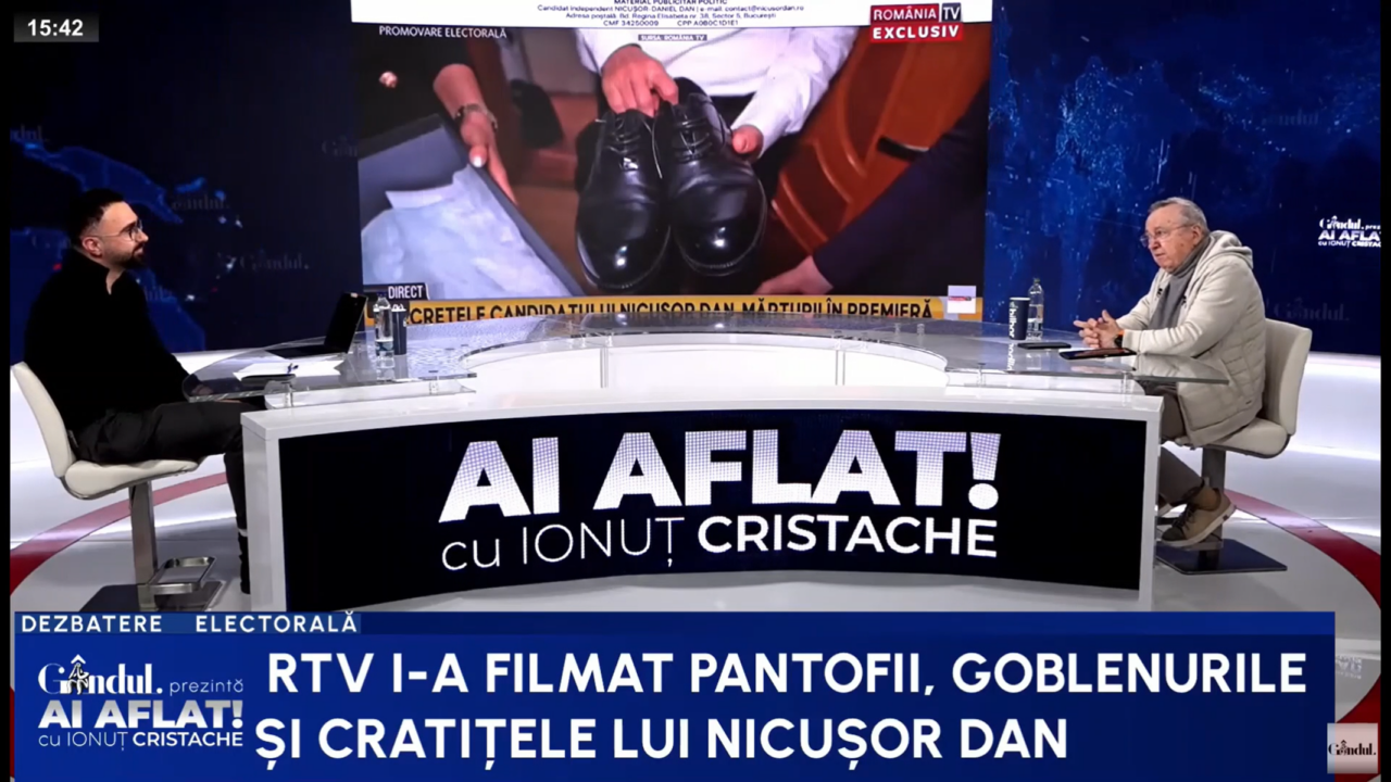 Ion Cristoiu: „Puteau să arate o ecuație, de ce PANTOFII?”
