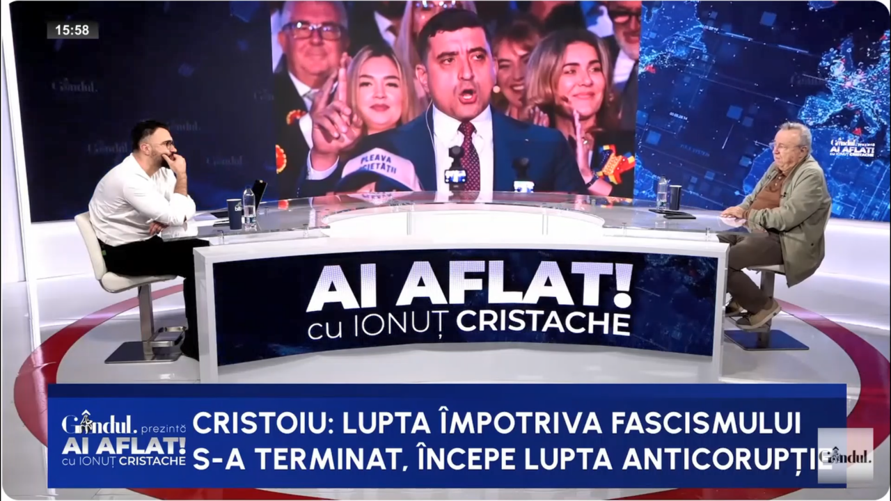 Ion Cristoiu: „Lupta împotriva fascismului s-a terminat”