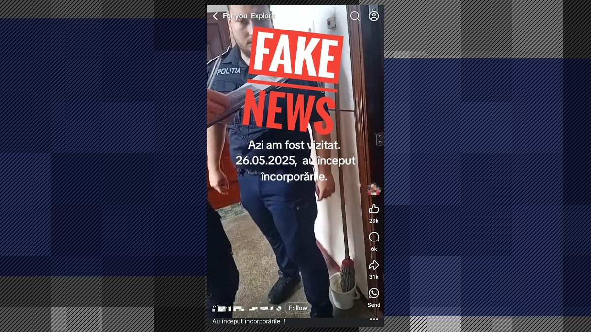 Val de dezinformare în online. MApN: „Nu au început încorporările”