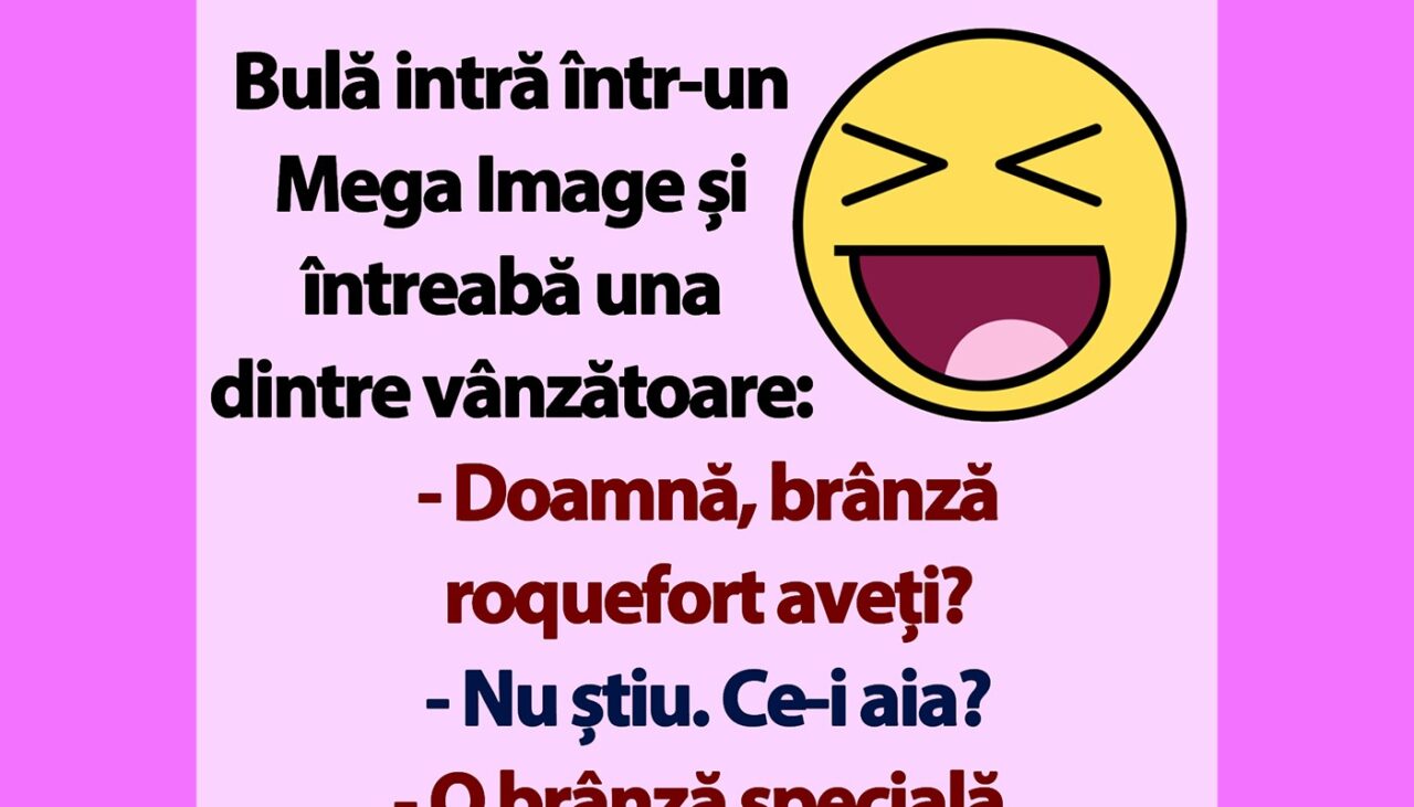 Bulă intră într-un Mega Image și întreabă una dintre vânzătoare