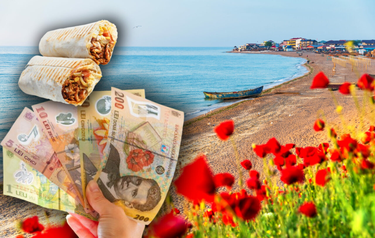 Ireal! Cât a plătit un turist pentru o shaorma și o bere, în Vama Veche, de 1 Mai