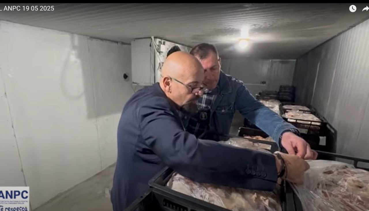 Shaorma cu de toate, la Bragadiru. O tonă și jumătate de carne, veche de un an, păstrată în condiții insalubre
