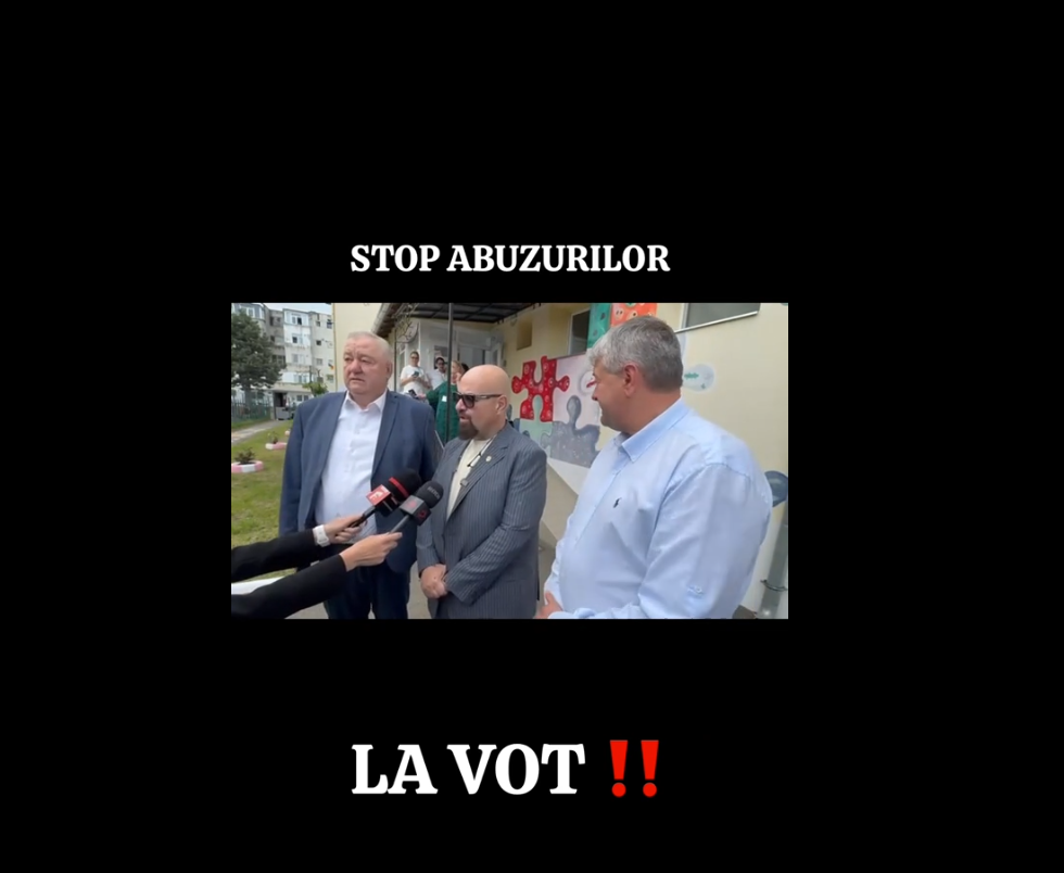 Piedone a votat la Fălticeni. Șeful ANPC a ieșit din cabină în căutare de tuș pentru ștampila de vot