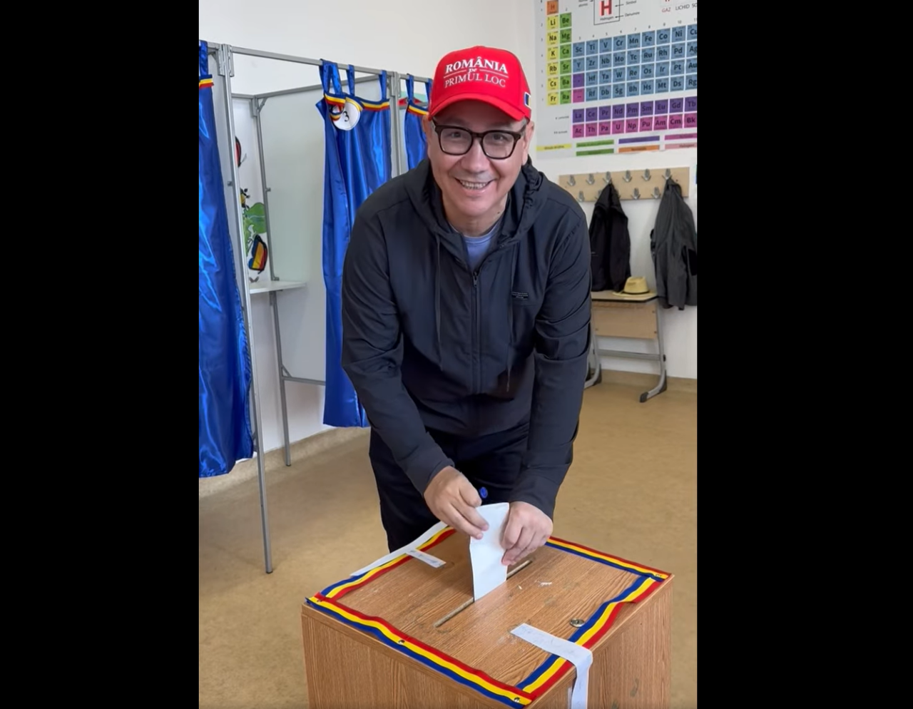 Victor Ponta a votat duminică pentru „România pe primul loc”