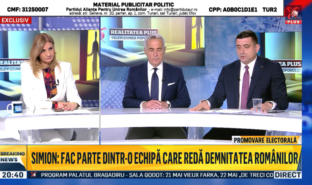 George Simion: „Prima chestiune de care mă ocup în scaunul de președinte este să garantez revenirea la ordinea constituțională”