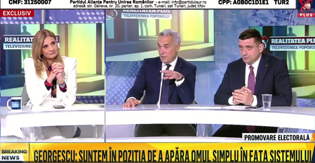 Călin Georgescu:”În spatele lui George Simion este partidul AUR și poporul român”