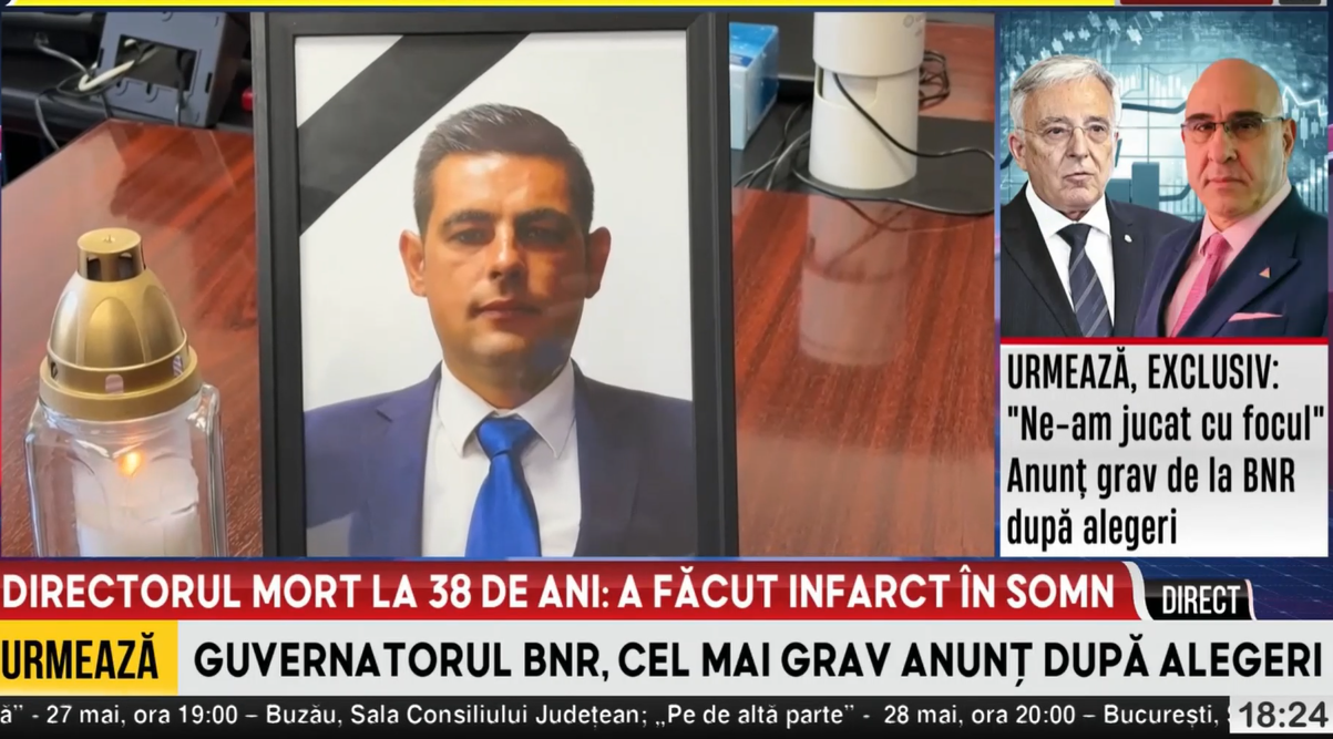 Tragedie fulgerătoare: Șeful ITM Sibiu a murit la doar 38 de ani. A făcut infarct în somn