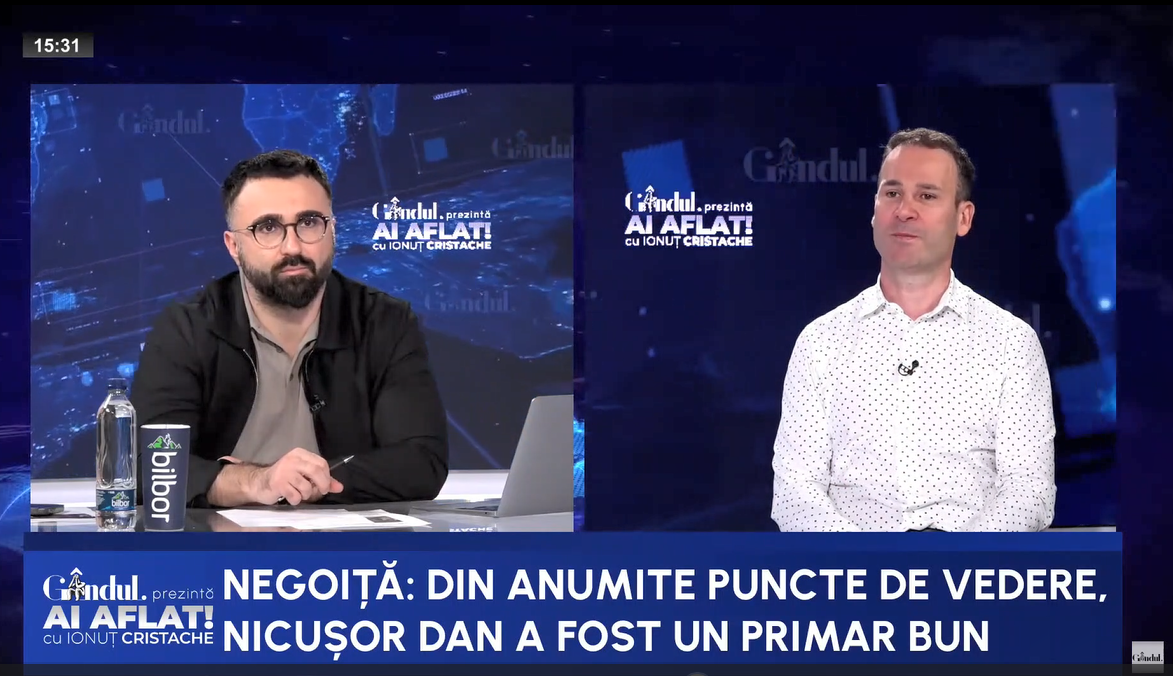Robert Negoiță: Din anumite puncte de vedere, Nicușor Dan a fost un PRIMAR bun pentru București
