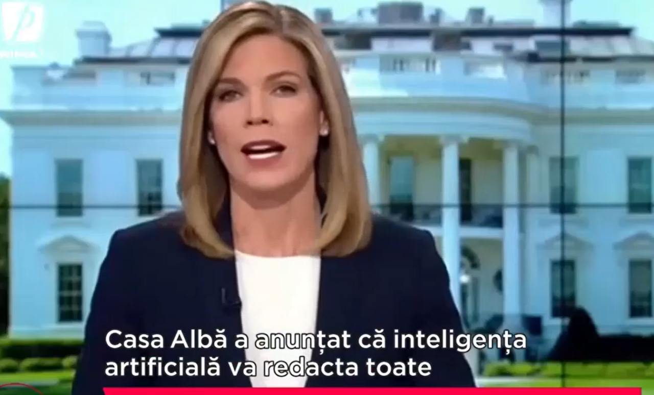 Știri TV create „impecabil” de ITELIGENȚA ARTIFICIALĂ. Diferența între real și fals, „la doi pixeli distanță”