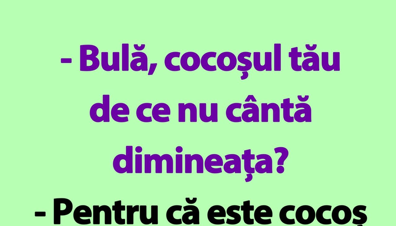 BANC | Bulă și cocoșul modern