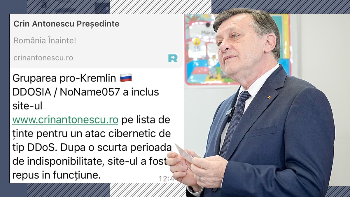 Atac CIBERNETIC asupra site-ului lui Crin Antonescu, în ziua alegerilor: „Forțele obscure ale extremismului încearcă să ne țină pe loc”/ Reacția DNSC