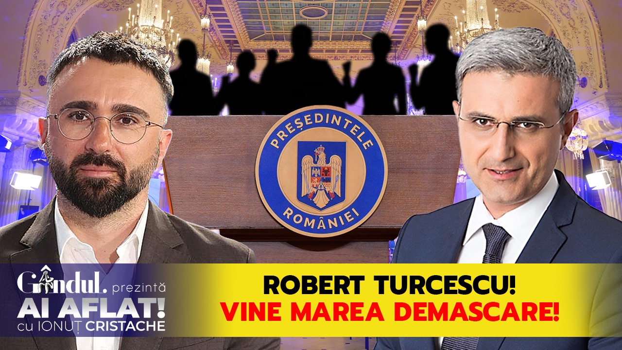 ROBERT TURCESCU – SALVATORII ROMÂNIEI SAU GROPARII ROMÂNIEI? | „Ai aflat? Cu Ionuț Cristache”