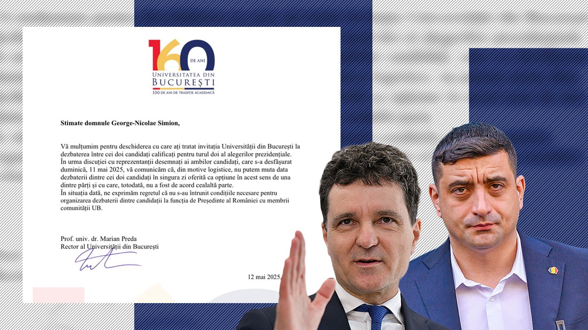 George Simion îl acuză pe Nicușor Dan că evită DEZBATERILE organizate de mediul academic / Nicușor: „George Simion dezinformează”