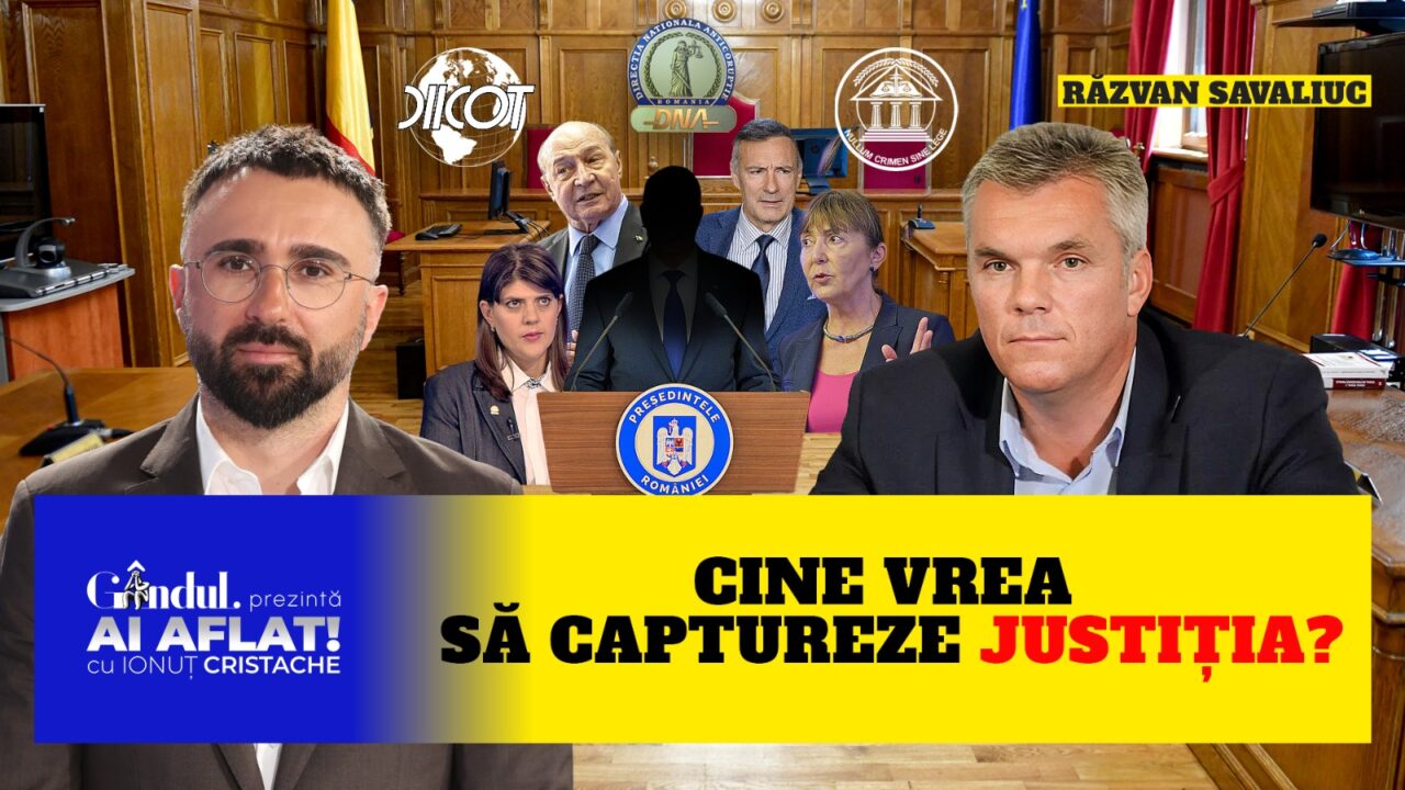 RĂZVAN SAVALIUC – se întorc SERVICIILE SECRETE în justiție? | „Ai Aflat! Cu Ionuț Cristache”