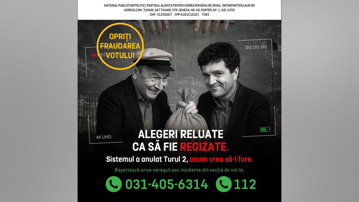 AUR acuză că se pregătesc fraude la vot și face apel la autoritățile din Republica Moldova. George Simion: „Trebuie să oprim frauda imensă”