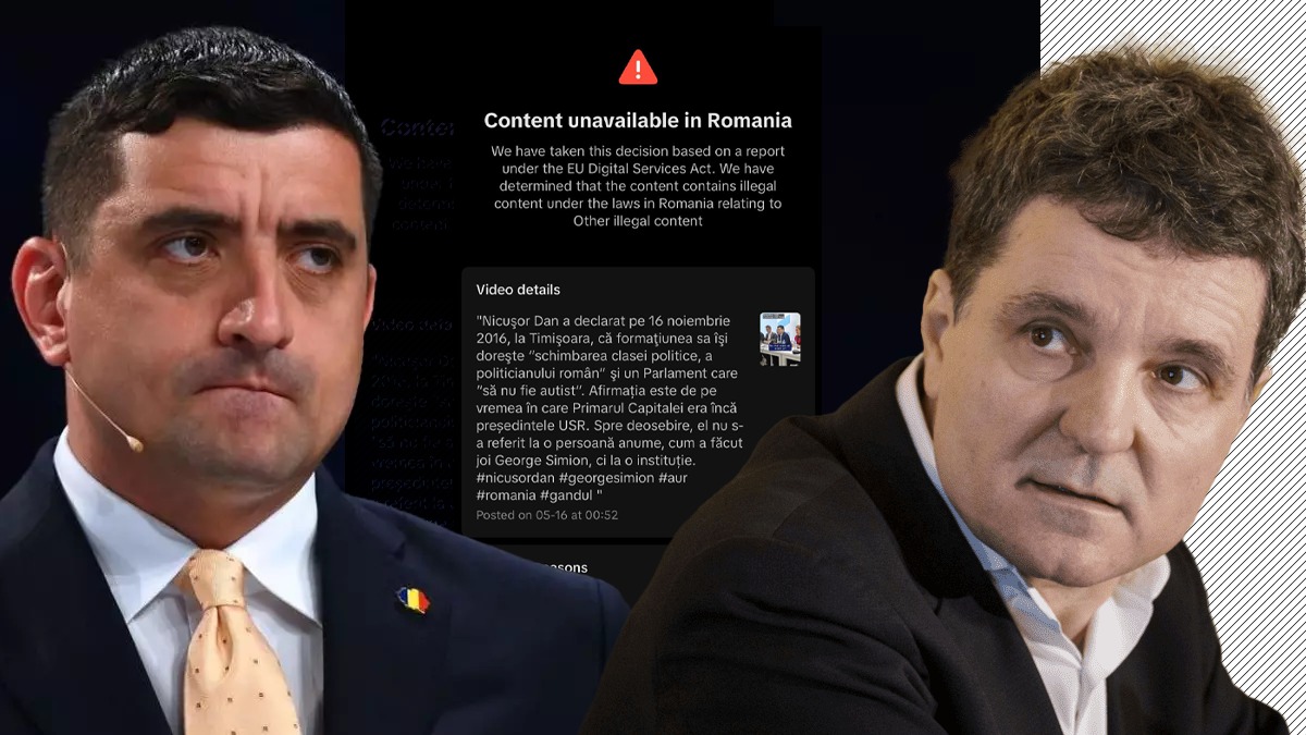 Contul de TikTok al lui George Simion este închis, iar dezvăluirile despre candidatul Nicușor Dan sunt CENZURATE