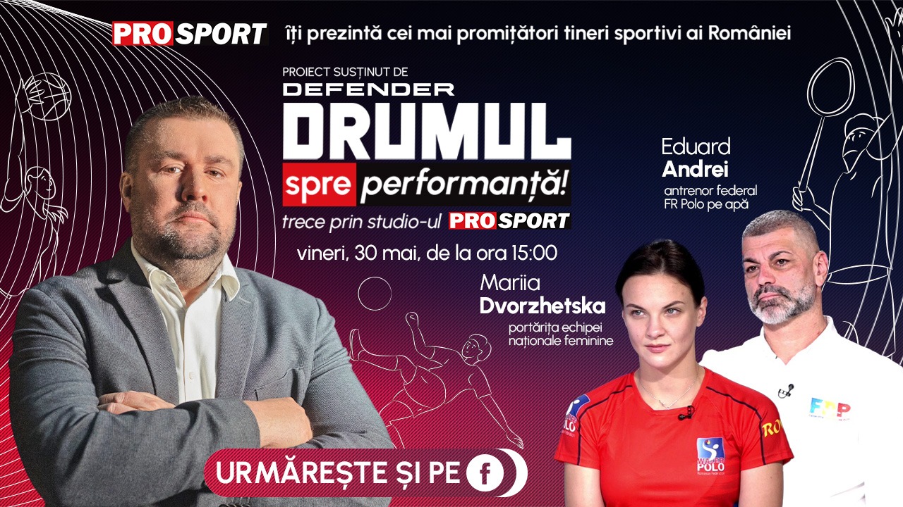 EMISIUNEA „Drumul spre performanță”, vineri, 30 mai, de la ora 15.00. Știați că există polo pe apă feminin?