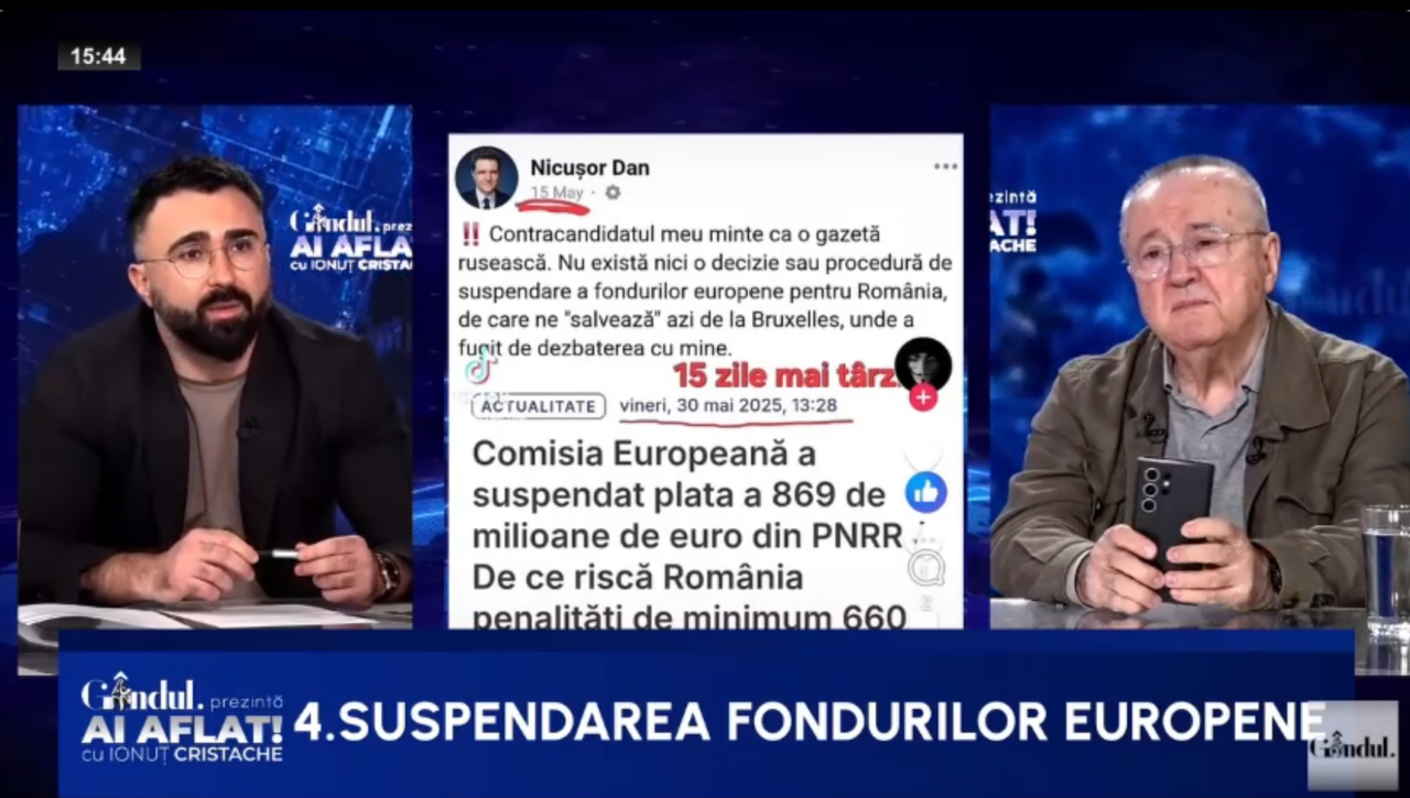 Ion Cristoiu: Tefeleii vor plânge când li se vor tăia fondurile