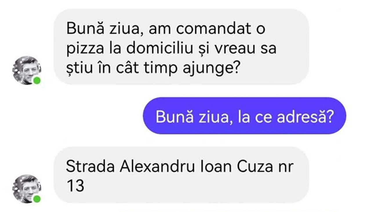 Bancul de joi | Pizza la domiciliu