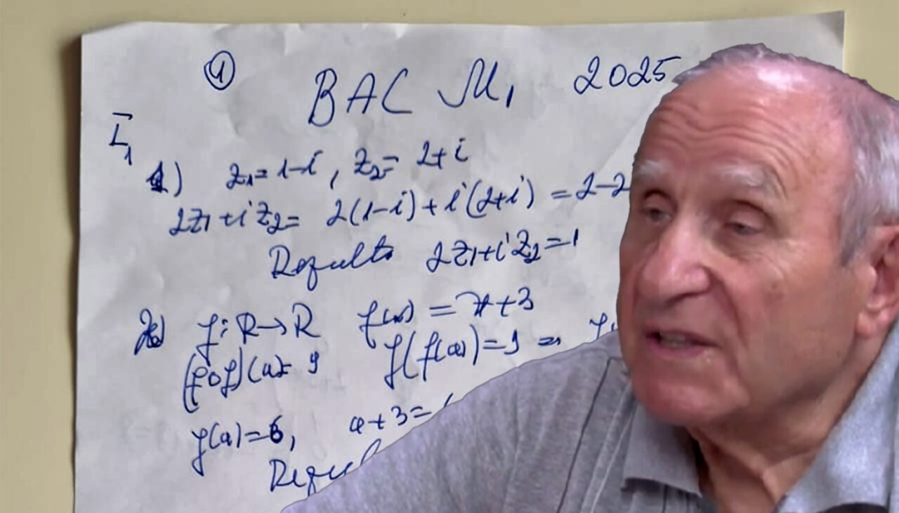 Ce a observat profesorul Neculai Romașcu, încercând să rezolve subiectele de matematică de la Bacalaureat 2025