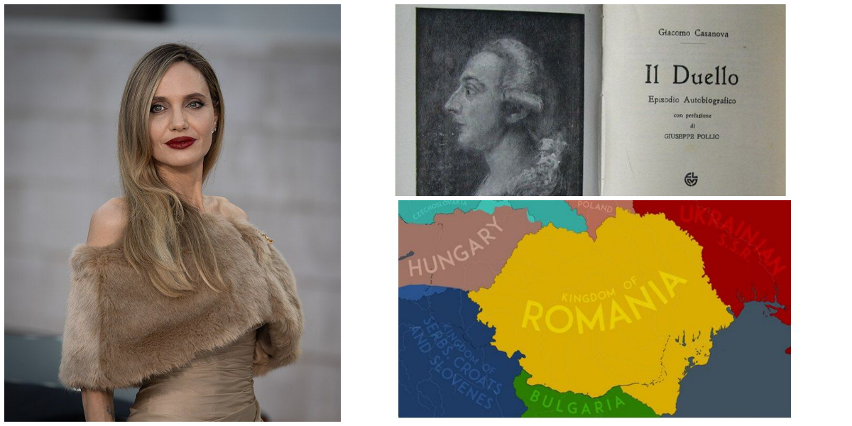 4 IUNIE, calendarul zilei: Angelina Jolie împlinește 50 de ani/ Moare Casanova/ Este semnat Tratatul de la Trianon