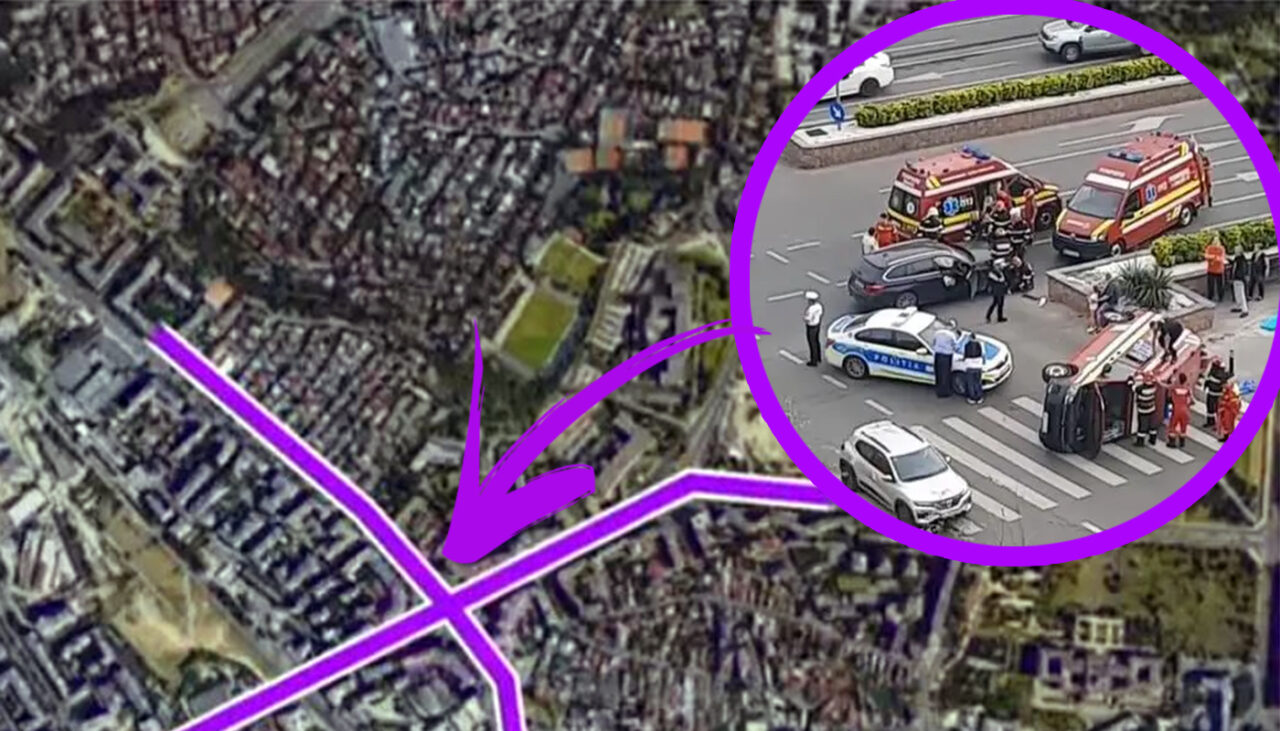 Cea mai periculoasă intersecție din București. Motivul pentru care s-au produs cele mai multe accidente