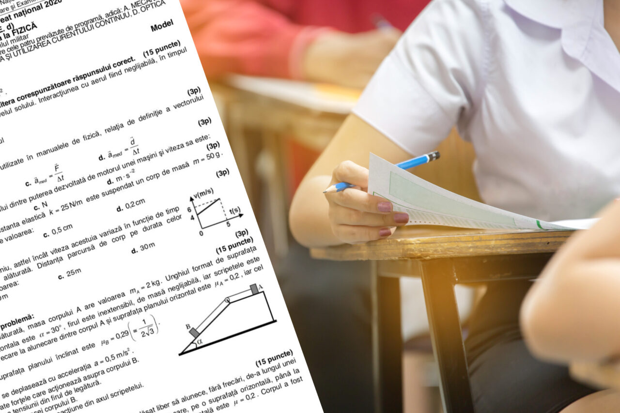 BAC 2025 | Subiecte fizică Bacalaureat 2025: Rezolvarea și baremul de corectare