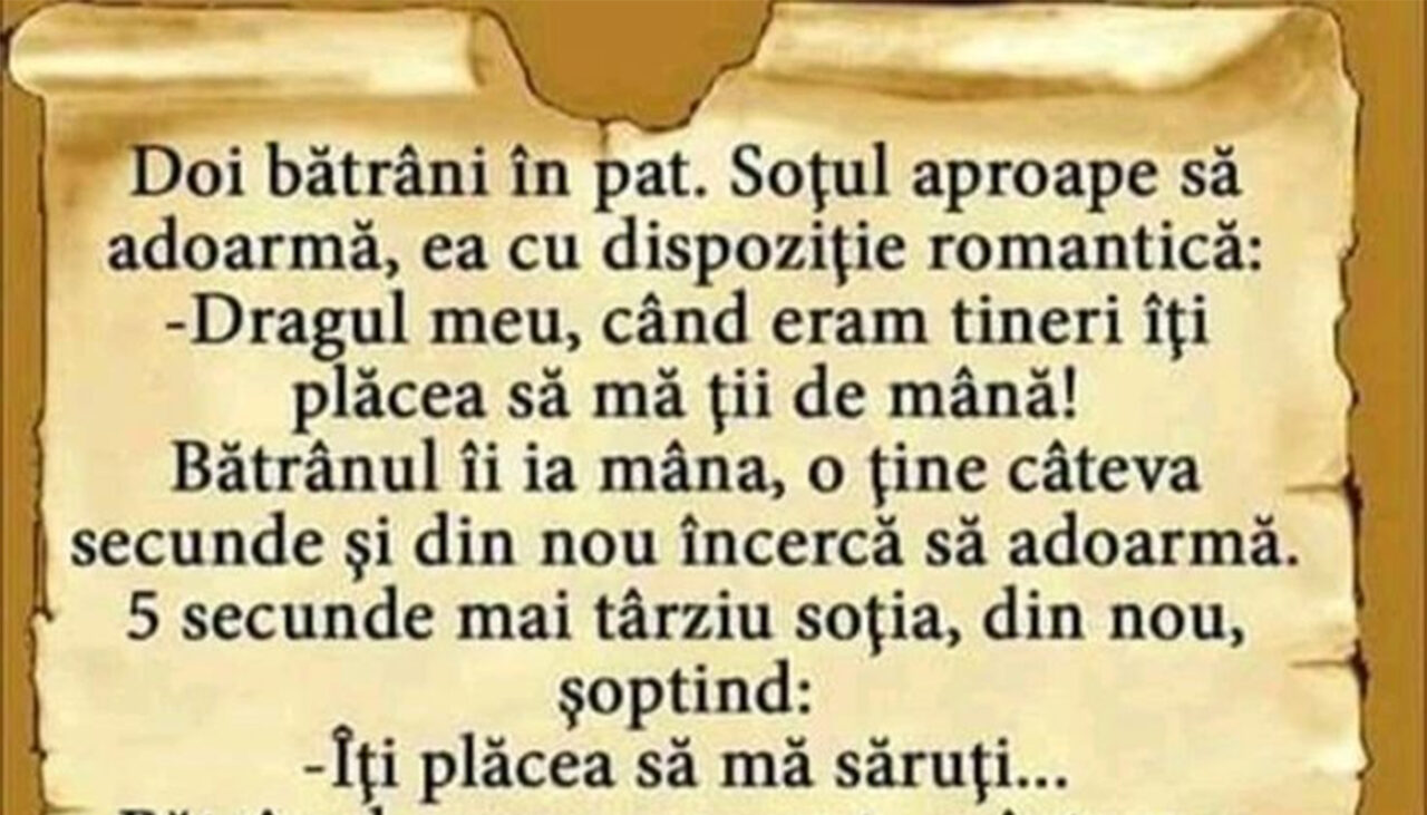 Bancul de joi | Pensionarii și dispoziția romantică