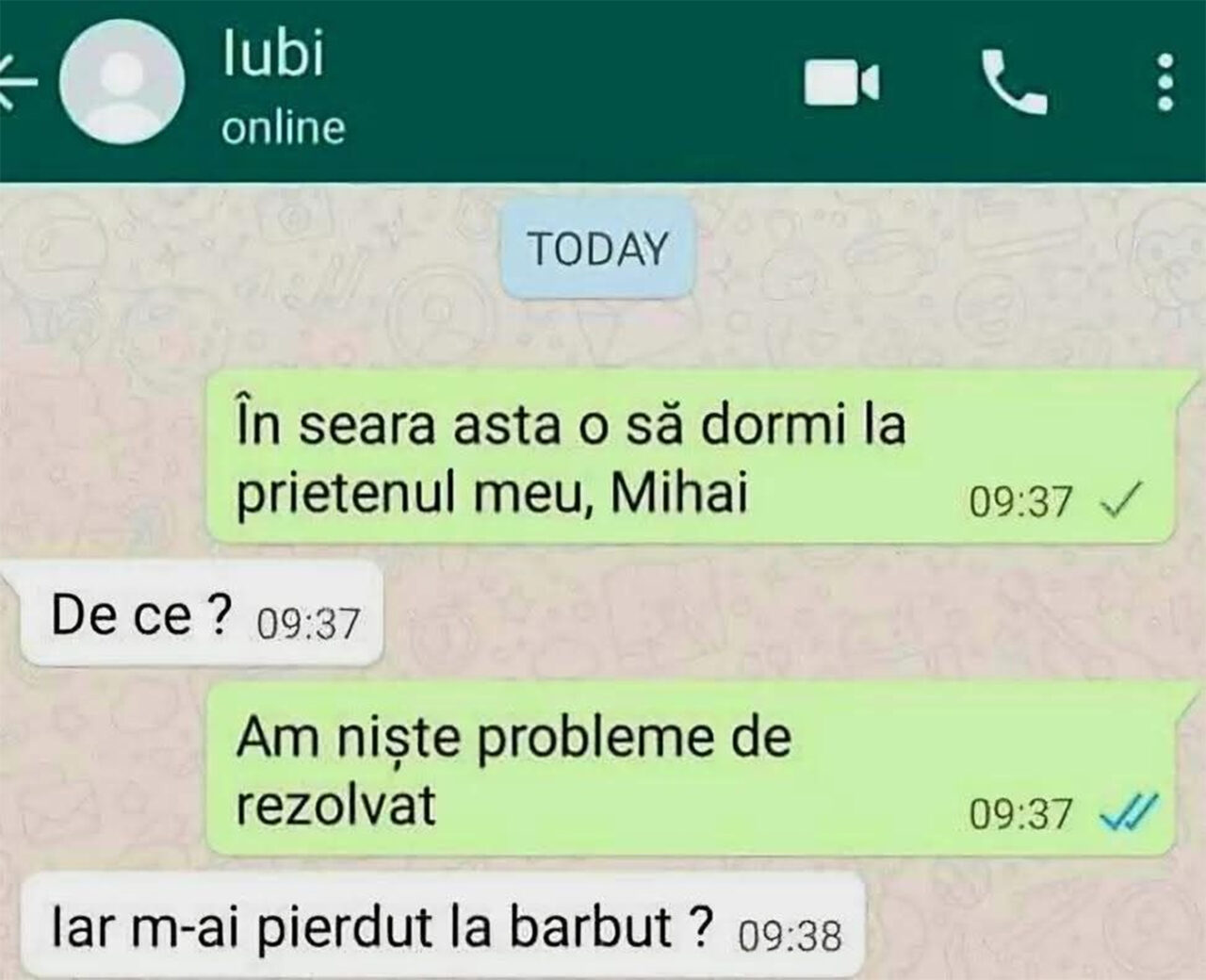 BANCUL ZILEI | „În seara asta o să dormi la prietenul meu, Mihai”