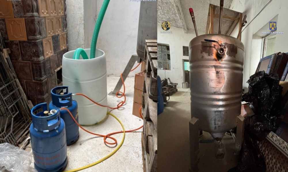 LABORATOR uriaș pentru producția de droguri sintetice, descoperit într-un depozit din Brașov. Autoritățile au reținut două persoane