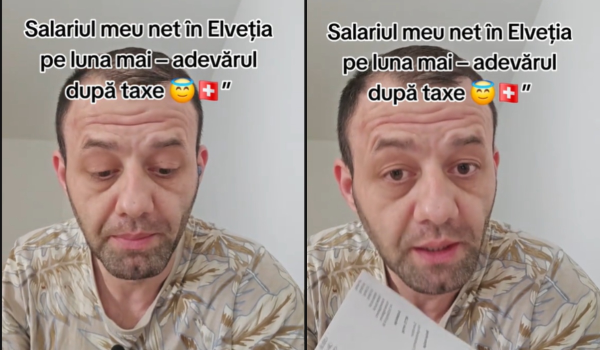 Un român, muncitor în Elveția, a devenit viral, după ce a dezvăluit ce salariu primește lunar: „Adevărul, după taxe”