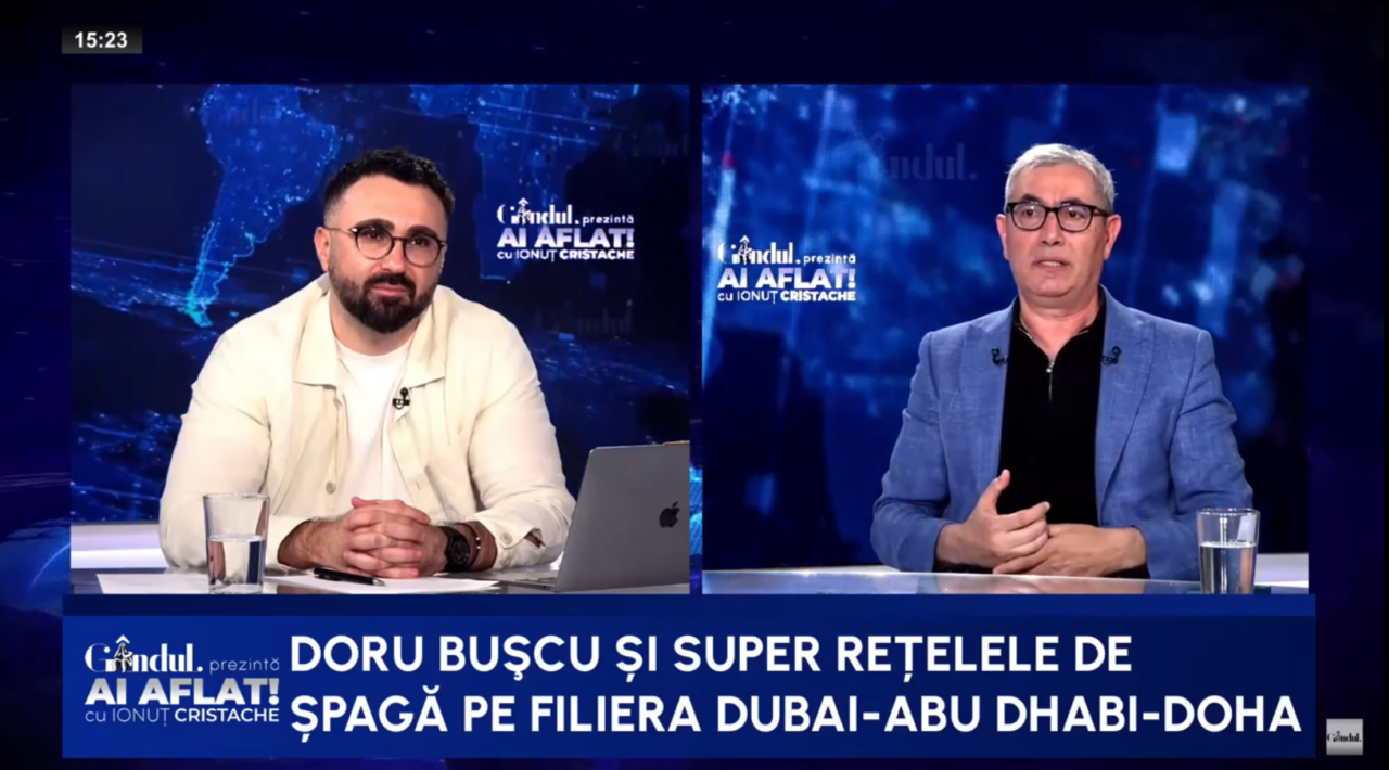 Doru Bușcu: „Dacă vrei să arestezi pe cineva repede, trimiți câteva dube la DUBAI”