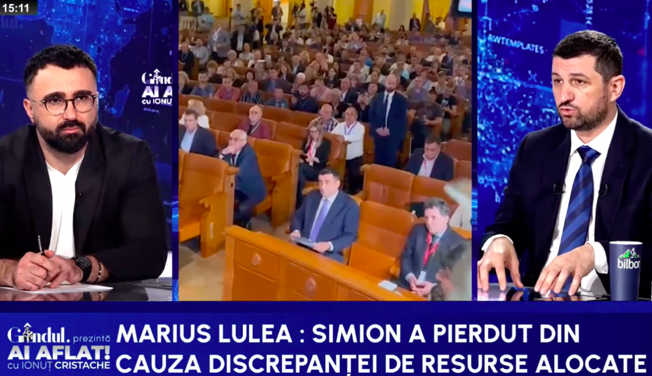 Marius Lulea, explicații de ce a pierdut George SIMION: „Din cauza discrepanței resurselor”