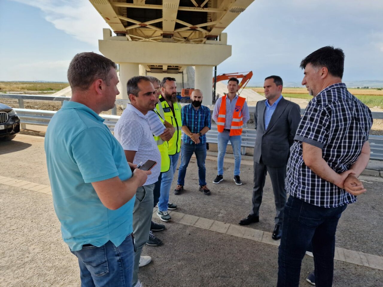 Ciprian Șerban, în control pe A7 : Am cerut eficiență maximă. Până la finalul lunii viitoare, să poată fi deschisă circulația și pe acest lot