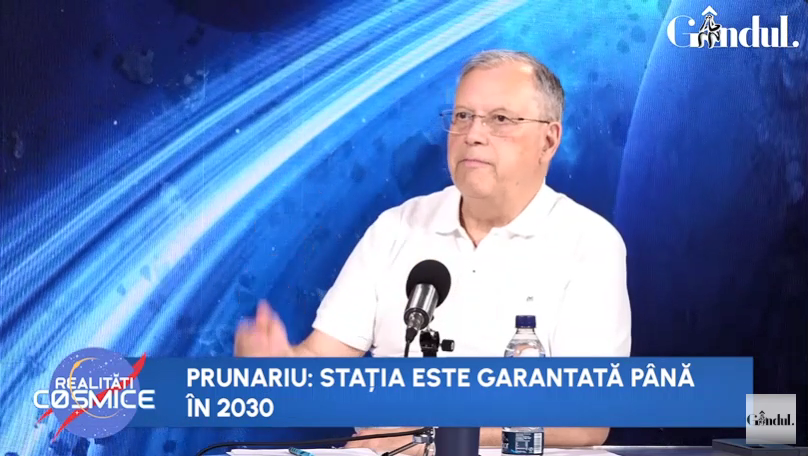 Dumitru Prunariu: „Stația Spațială Internațională e garantată că funcționează până în 2030”