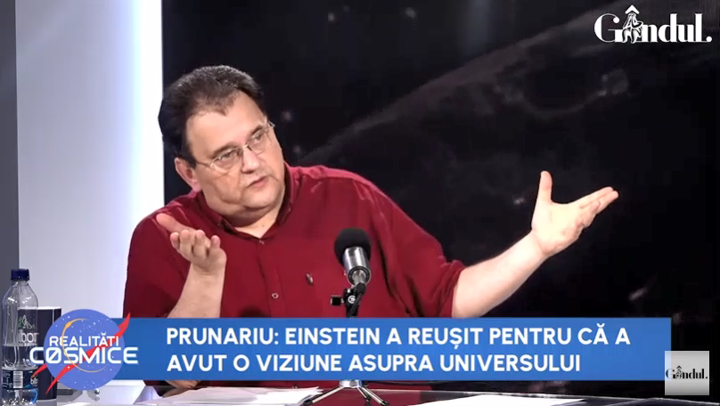 Dumitru Prunariu: „Einstein a zburat cu mintea mult mai departe”