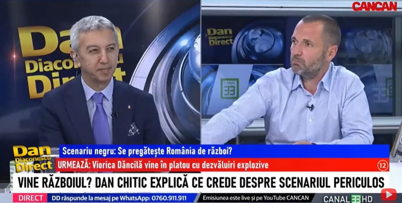 Dan Chitic: „RĂZBOIUL este deja declanșat, iar echilibrul mondial se schimbă”