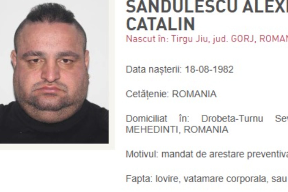 Interlop gorjean, dat în urmărire generală, a fost depistat în Italia. E cercetat pentru șantaj, instigare la lovire și tulburarea liniștii publice