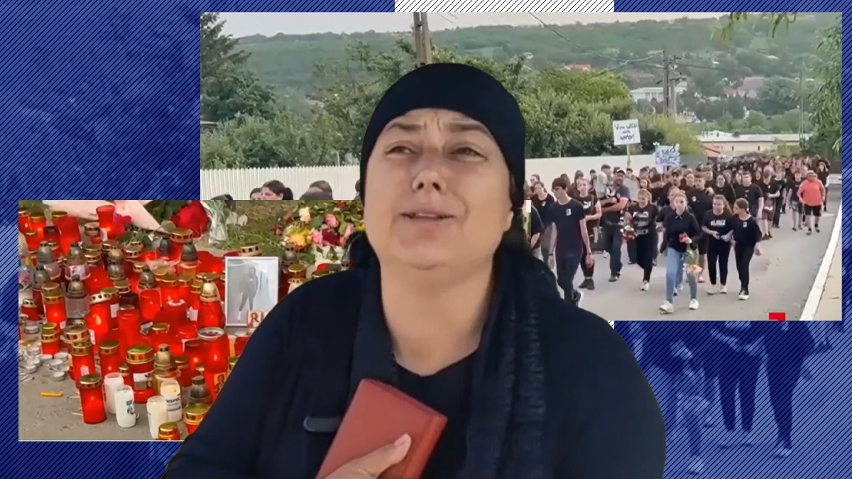 Marș impresionat pentru Andrei, tânărul ucis în bătaie în Galați. Familia, sfidată de criminali