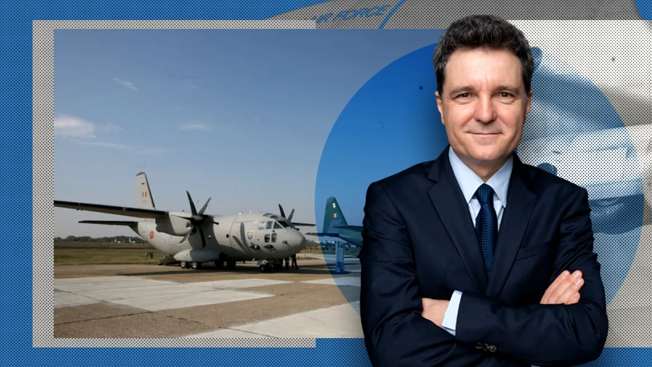 Cum arată interiorul VIP al avionului militar preferat de Nicușor Dan în vizitele diplomatice, peste hotare