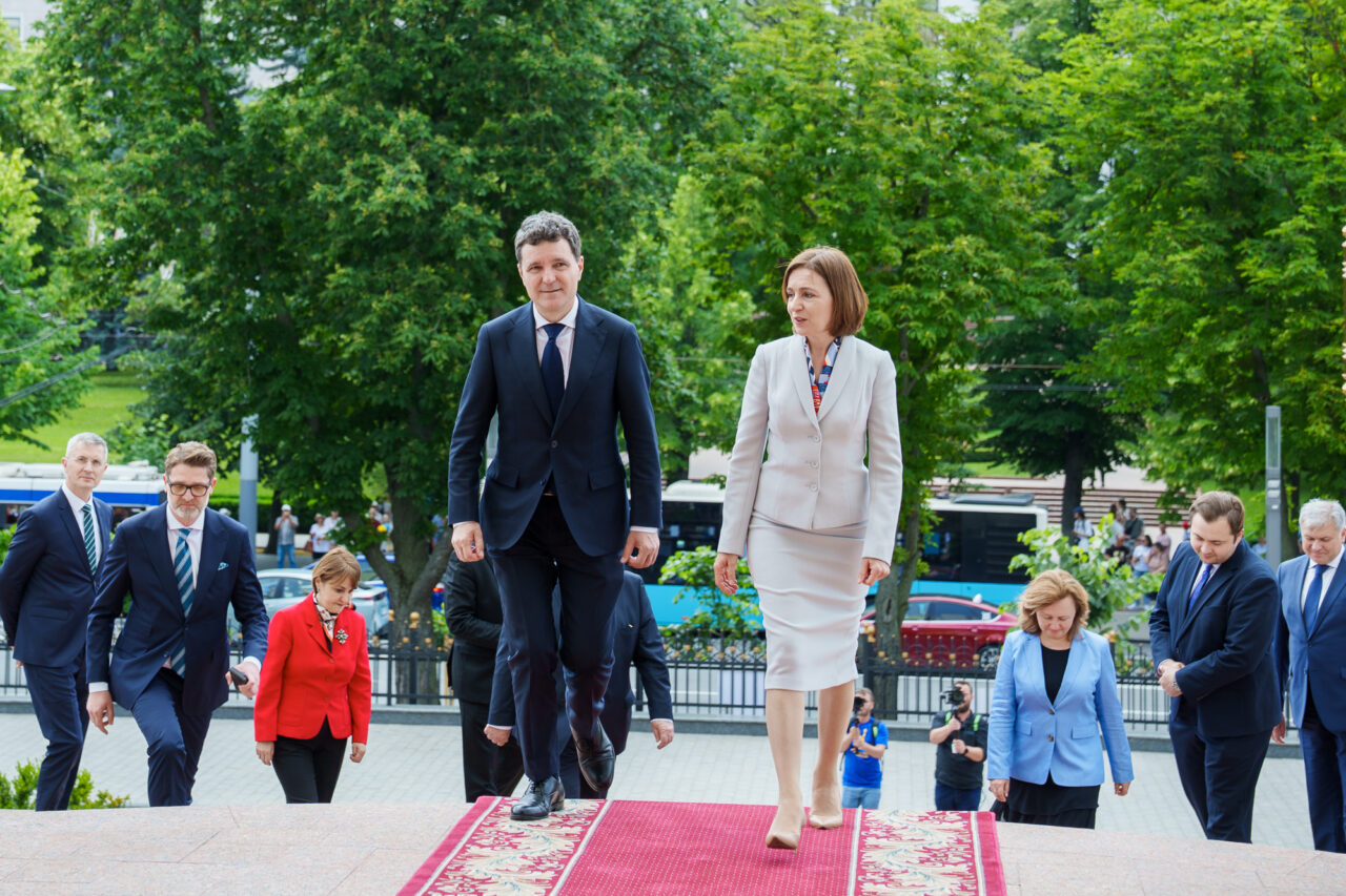 Nicușor Dan la Chișinău: Sprijin pentru Moldova în UE